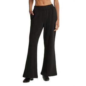 NEW NATION LTD reece kick flare sweatpant in black